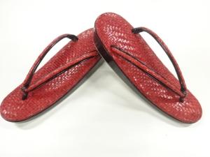 抽象模様草履（22.5センチ）